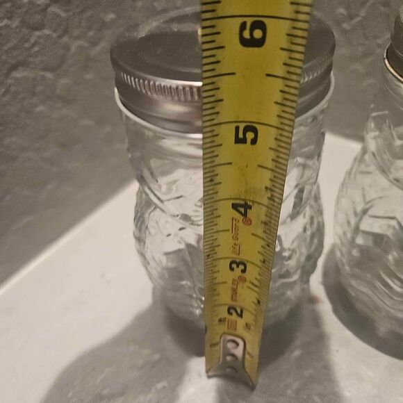 Set of 2 Mason Jar Drinking Glasses Owl Shape 5.5" - Picture 5 of 5